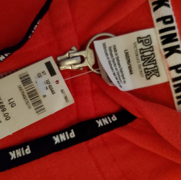 VS Pink Quarter Zip Hoodie - Picture 7 of 7